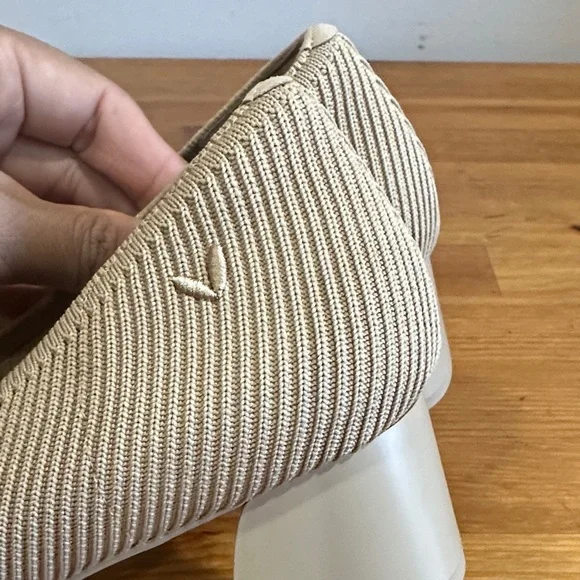 Vivaia Elegant Square-Toe Heels in Beige - Picture 13 of 14